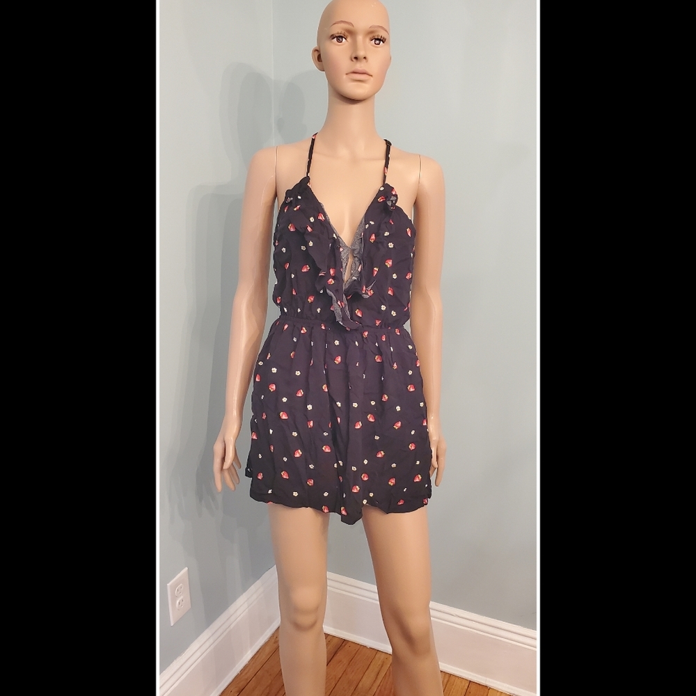 Forever21 strawberry romper